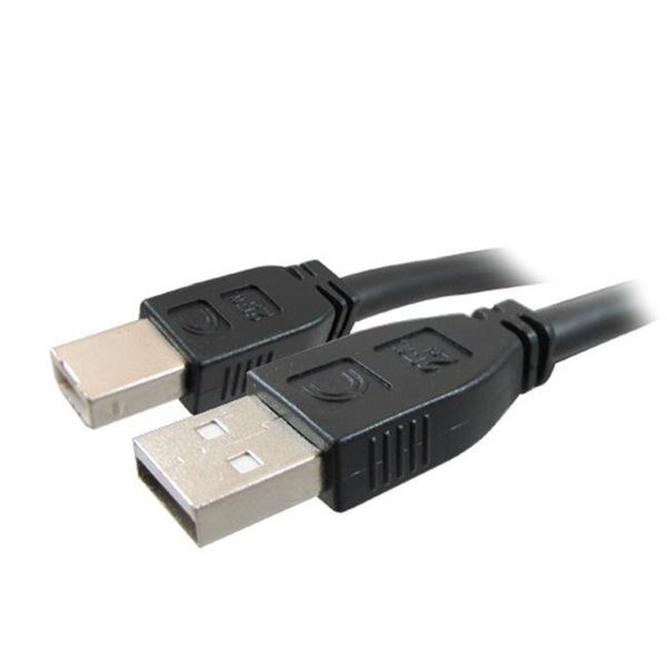 Comprehensive USB2-AB-35PROAP Pro AV-IT Active Plenum USB A Male to B Male Cable 35 ft., Comprehensive, Mfr#: USB2-AB-35PROAP