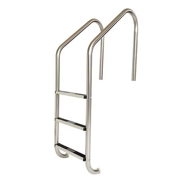 S.R.Smith VLLS-103S 24 In. Vinyl Liner 3-Tread Ladder Elite - Stainless Treads, S.R.Smith, Mfr#: VLLS103S
