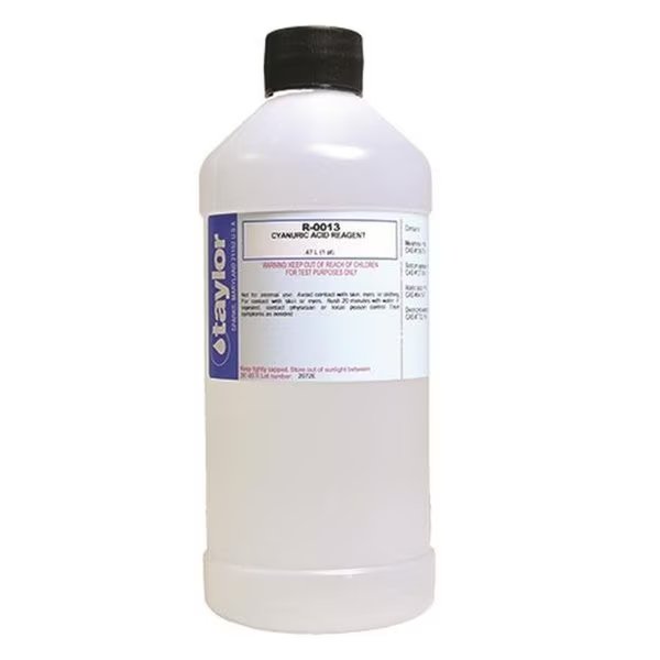 Taylor Technologies R-0013-E 16 Oz. Cyanuric Acid Reagent No. 13, Taylor Technologies, Mfr#: R0013E