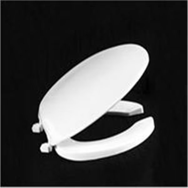 Crane White Elongated Premium Plastic Toilet Seat With Open front, Centoco, Mfr#: CE61759