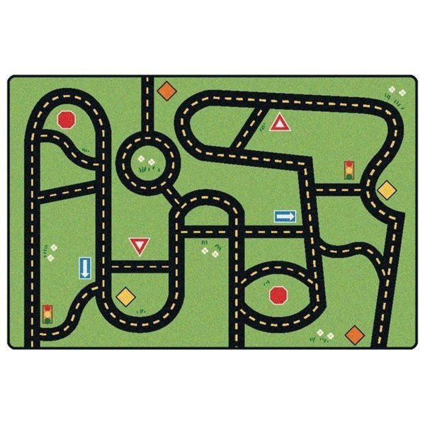 Drive and Play Accent 3 ft. x 4.5 ft. Rectangle Rug, Wall-To-Wall, Mfr#: WA54047