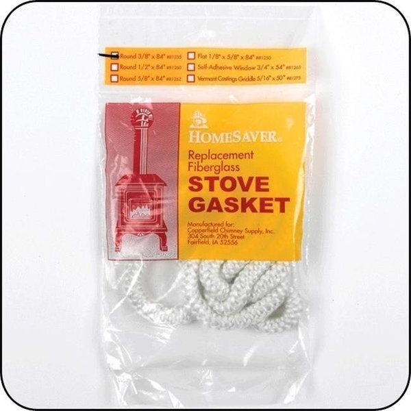 A.W. Perkins Co 1091 HomeSaver White Rope Gasket 3/8 Inch  x 84 Inch, Integra Miltex, Mfr#: 81255