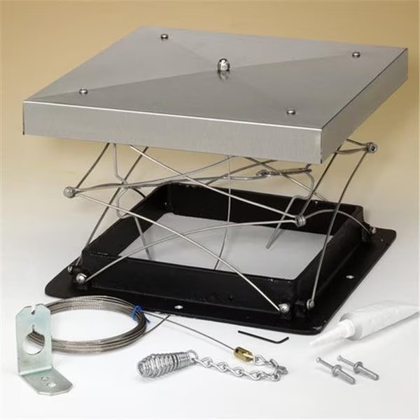 LOCK-TOP 09110 8 in. x 13 in. Lock-Top Energy-Saving Damper, Lock-Top, Mfr#: 9110