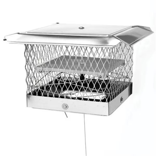 LOCK-TOP 09507 13 in. x 13 in. Lock-Top II Chimney Cap-Damper, Lock-Top, Mfr#: 9507