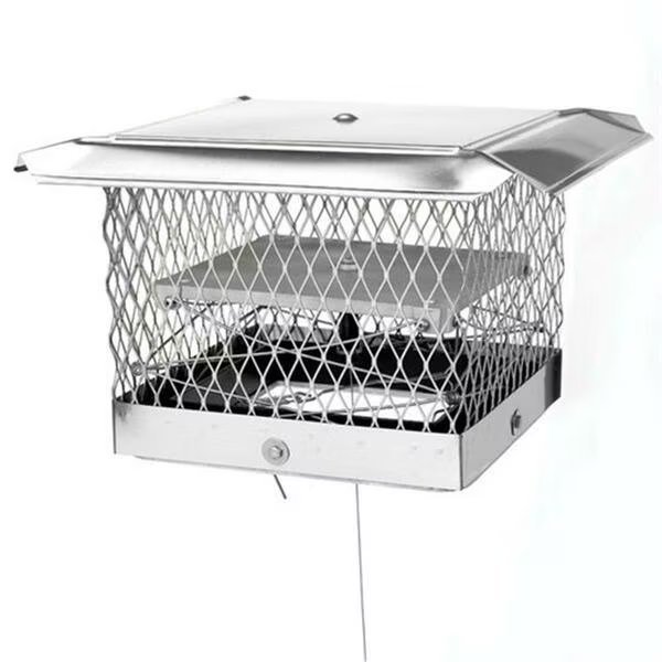 17 in. x 17 in. II Chimney Cap-Damper, Lock-Top, Mfr#: 9510