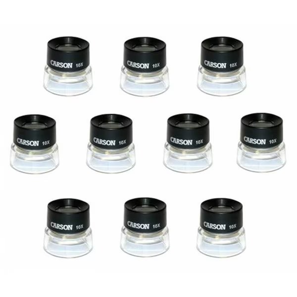 Carson Optical LL-10MU Lumi Loupe 10x Power Pre-Focused Stand Magnifier, Carson Optical, Mfr#: LL-10MU
