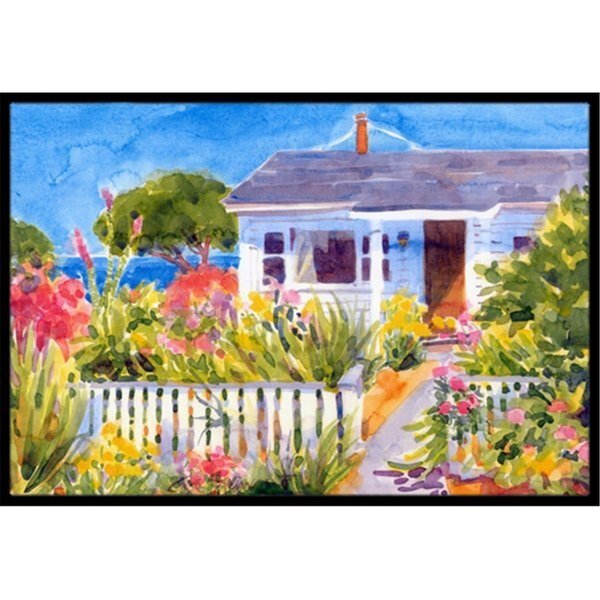 Seaside Beach Cottage Indoor Or Outdoor Mat - 18 x 27 in., Beyondbasketball, Mfr#: BE2549355