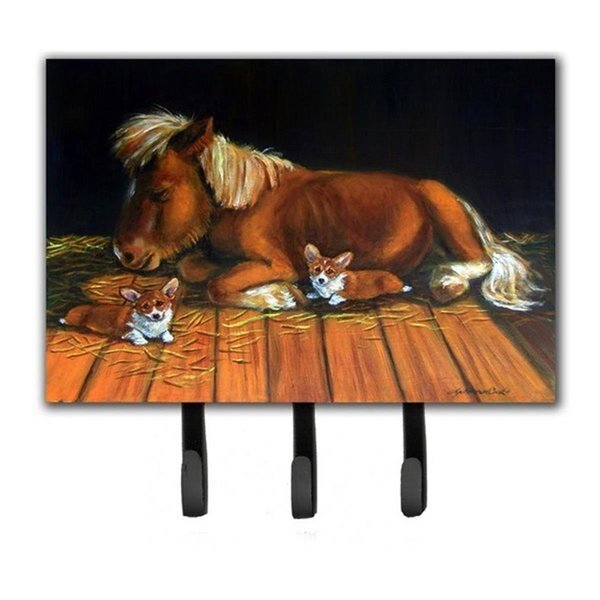Corgi Snuggles The Pony Leash & Key Holder, Micasa, Mfr#: MI733036