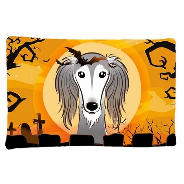 Halloween Saluki Fabric Standard Pillowcase, Carolines Treasures, Mfr#: BB1787PILLOWCASE