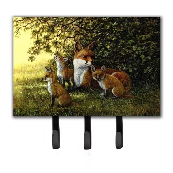 Foxes Resitng Under the Tree Leash or Key Holder, Micasa, Mfr#: MI256493