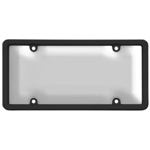Cruiser Accessories 62510 Ultimate Tuf Combo License Plate Frame and Bubble Shield; Black And Clear, Cruiser Accessories, Mfr#: 62510