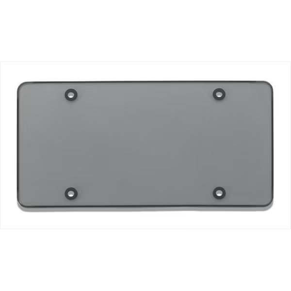 Cruiser Accessories 76200 Tuf Flat Novelty License Plate shield; Smoke, Cruiser Accessories, Mfr#: 76200
