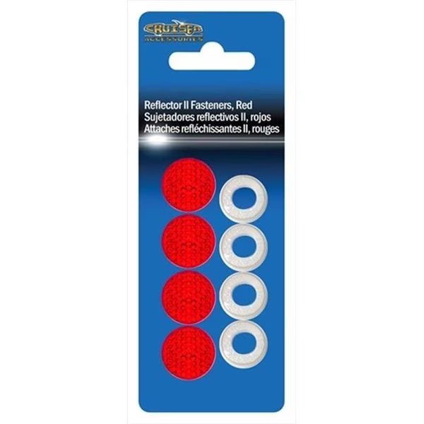 Reflector II Fastener; Red, Strike3, Mfr#: ST633310