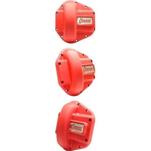 Rock Jock  60-1005CTR Rockjock 60 & 70 Iron Differential Cover - Textured Red, Currie Technologies, Mfr#: 60-1005CTR
