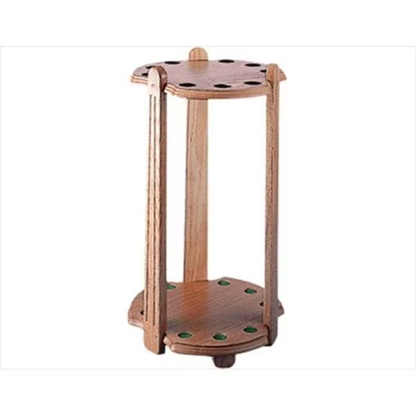 Billiards Accessories FR9 9 Cue Oak Floor Stand, Billiards Accessories, Mfr#: FR9