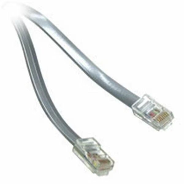 14ft RJ12 6P6C MODULAR CABLE STRAIGHT, Fasttrack, Mfr#: FA56702