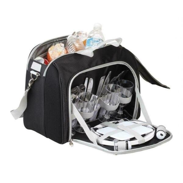 4 Piece Set Picnic Cooler - Black, Preferred Nation, Mfr#: P7455 BLK