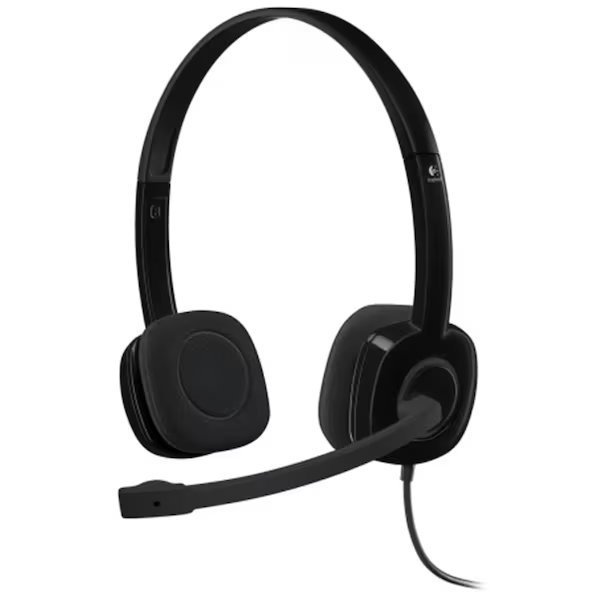 Stereo Headset With Boom Microphone
