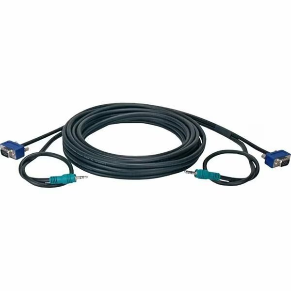 25' High Performance Ultrathin Vga/Qxga Hdtv/Hd15 Cable With Audio, Qvs, Mfr#: CC388MA-25