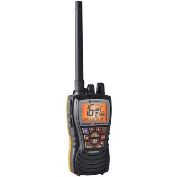 Cobra MR-HH500FLT BT Floating VHF Radio with Bluetooth Wireless Technology and Rewind-Say-Again, Cobra, Mfr#: MR-HH500FLT BT
