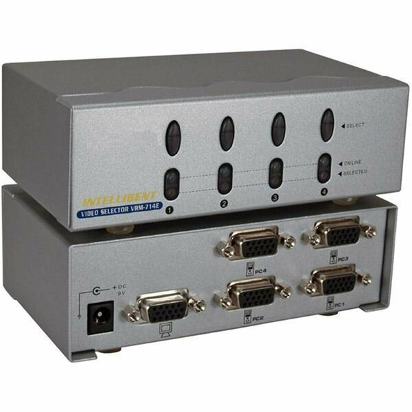 4-Port VGA Video Share Switch, Qvs, Mfr#: MSV104P