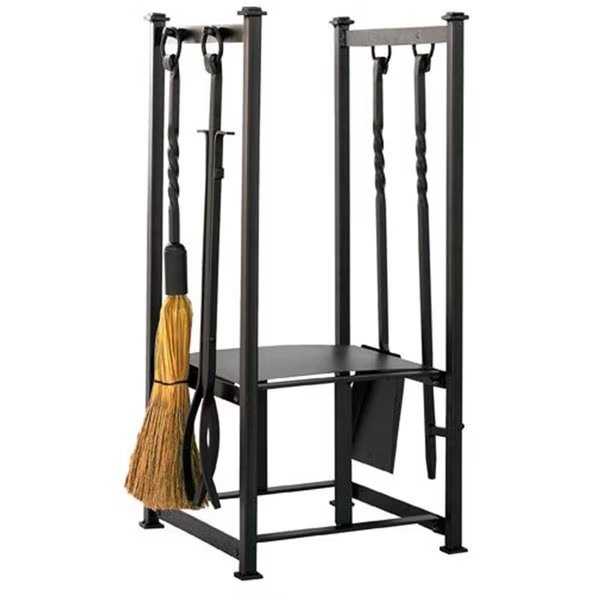 UniFlame W-1198 Olde World Iron Log Rack With Tools, Uniflame, Mfr#: W-1198