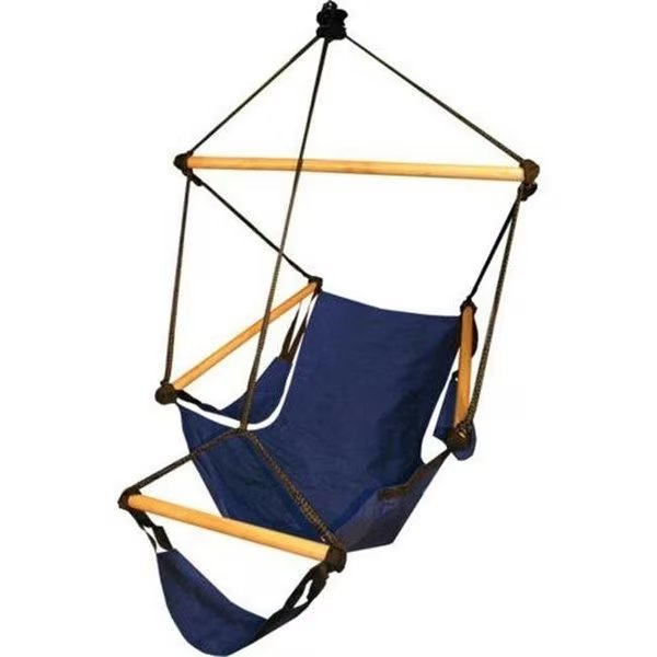 Hammaka Cradle Chair Blue Wood Dowels, Hammaka, Mfr#: 10031-KP