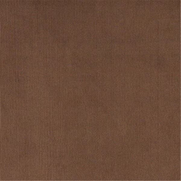 54 in. Wide Brown Thin Solid Corduroy Striped Upholstery Velvet Fabric, Finefabrics, Mfr#: FI60010