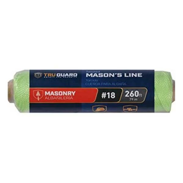 18 in. x 260 ft. Tru Gaurd Nylon Twine, Yellow, Mibro, Mfr#: 231508