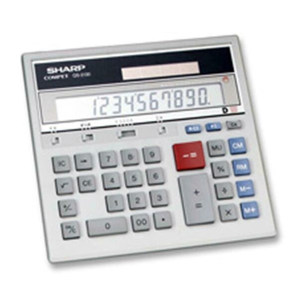 12-Dgt Desktop Calculator- Dual Power- 7-.50in.x6-.88in.x2-.67in.- GY, Abacus, Mfr#: AB127358