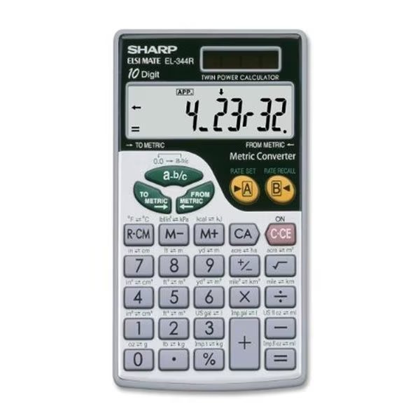 Metic Conversion Calculator, Abacus, Mfr#: AB60940