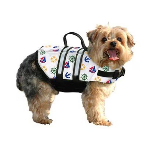 Dog Life Jacket Large Nautical, Paws Aboard, Mfr#: N1500