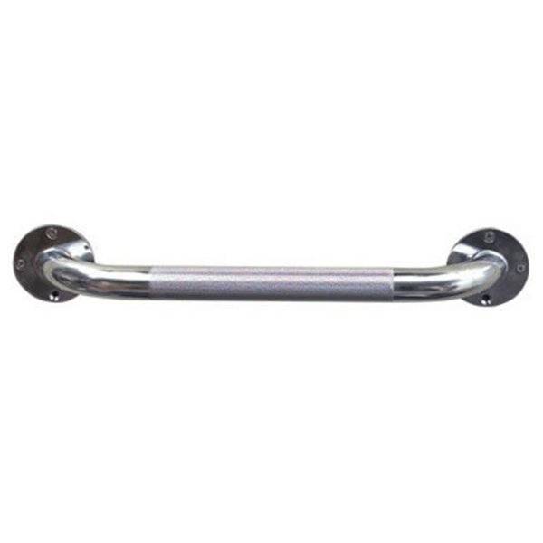 Mabis 521-1530-0616 16 Inch Institutional Steel Knurled Grab Bar, Mabis, Mfr#: 521-1530-0616