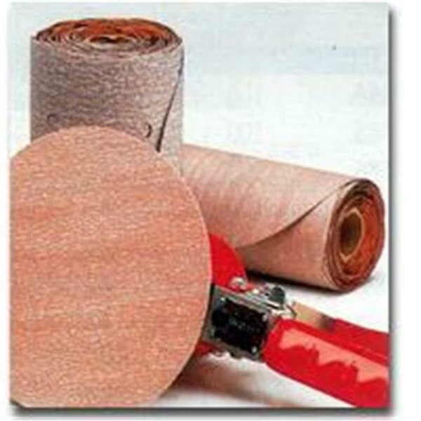 6in. Blank Champagne Magnum PSA Disc Roll Sanding Sheets P180B Grit, Norton Co, Mfr#: NOR31477