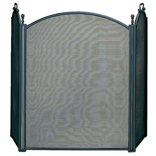 3 Fold Large Diameter Black Screen w - Woven Mesh, Uniflame, Mfr#: S-3652