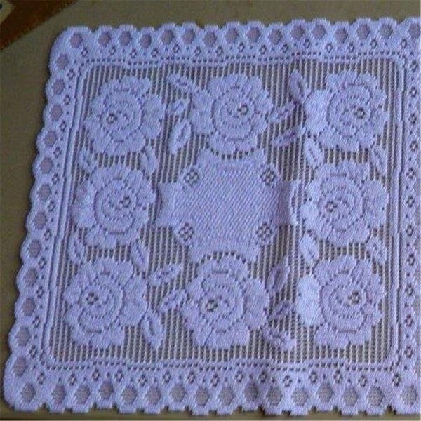 16 x 16 in. European Lace Doily, White, Fastfood, Mfr#: FA2570089