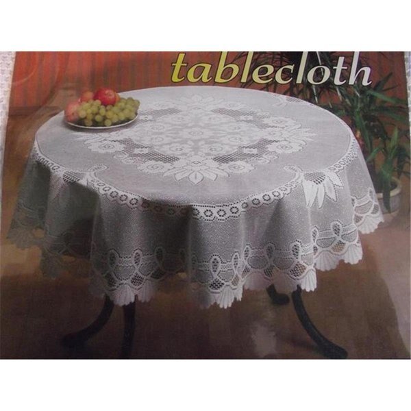 60 x 100 in. European Lace Table Cloth, White, Fastfood, Mfr#: FA2570148