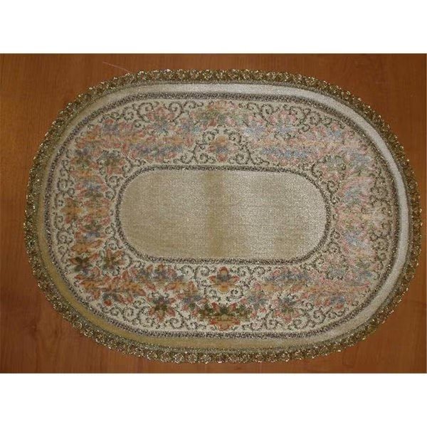 14 x 20 in. Begium Doily Ruben Runner, Gold, Fastfood, Mfr#: FA2570224