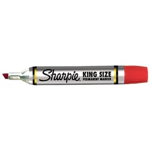 Newell Corporation SAN15002 Sharpie King Size Permanent Marker Red, Newell Corp, Mfr#: SAN15002