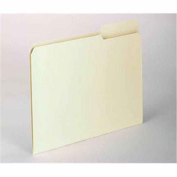 Tops Products File Folders Letter 0.33 Cut Tab, 100PK, Esselte, Mfr#: ESS75213