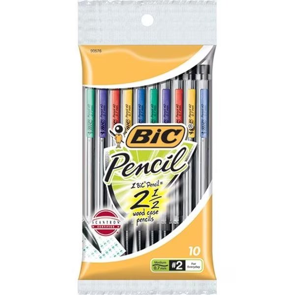 Bic Usa Inc BICMPP101 Bic Mechanical Pencils 0.7Mm 10Pk, Bic Usa, Mfr#: BICMPP101