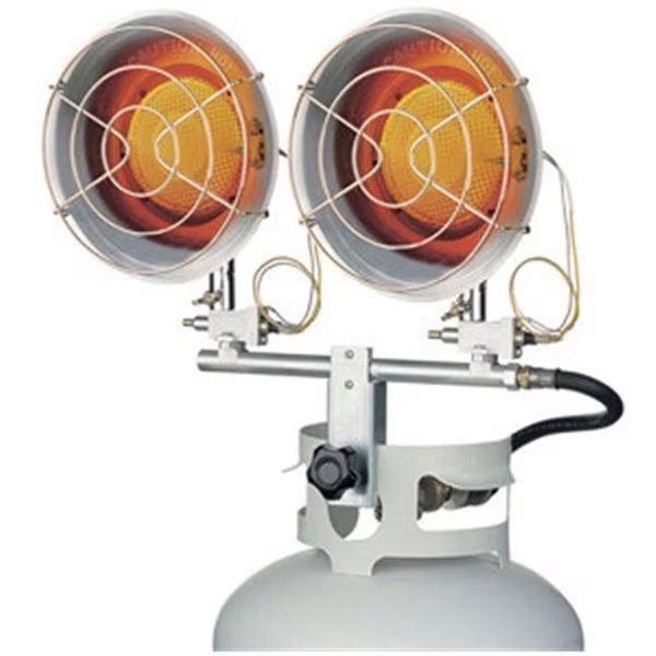 World Marketing Of America DURTT-30CSA Two Saucer LP Tank Top Heater, World Marketing Of America, Mfr#: DURTT-30CSA