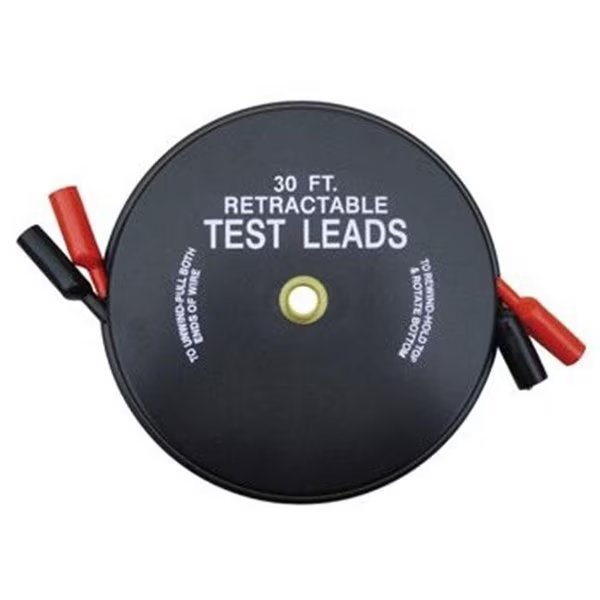 Kastar 1137 Retractable Test Leads 2 x 30 Ft, Kastar, Mfr#: KS1137