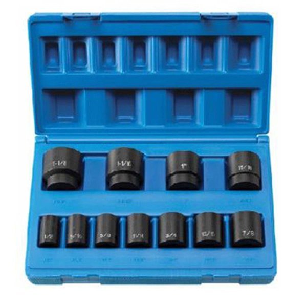 1311S .5 Inch Drive 11 Piece Standard Set-8 Point, Light House Beauty, Mfr#: LI1543821
