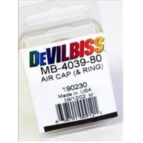 Itw Devilbiss 190230 No.80 Air Cap With Ring, Devilbliss, Mfr#: DV190230
