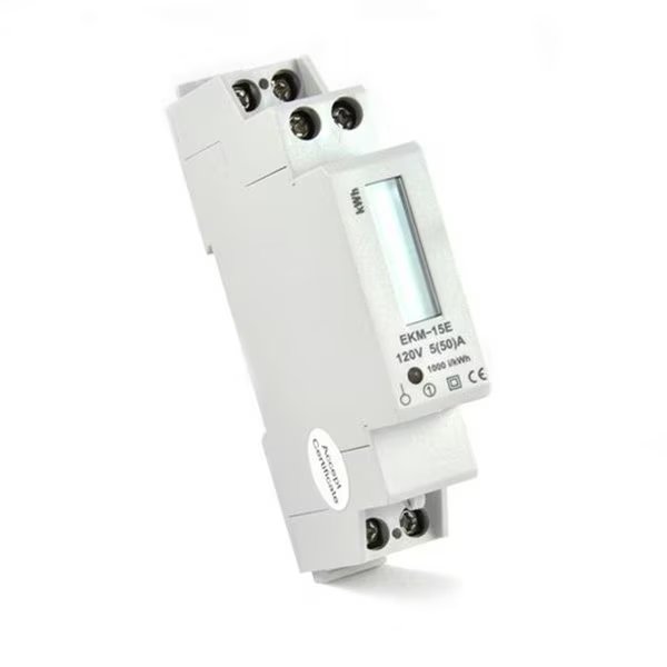 EKM 50A; 120V; 2-wire External Current Transformer kWh Electric Meter - 14 mm, Ekm, Mfr#: EKM-15E #1