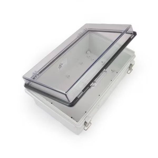 EKM Watertight Enclosure with Hinged and Latching Lid - 6.7 x 10.63 x 4.33 in., Ekm, Mfr#: EKM-172711