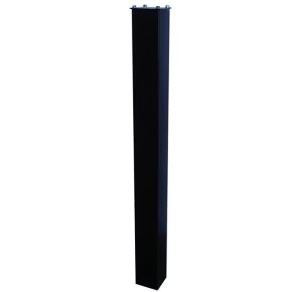 Mail Boss 7121 In-Ground 43 in. Steel Mail Box Post Black, Mail Boss, Mfr#: 7121