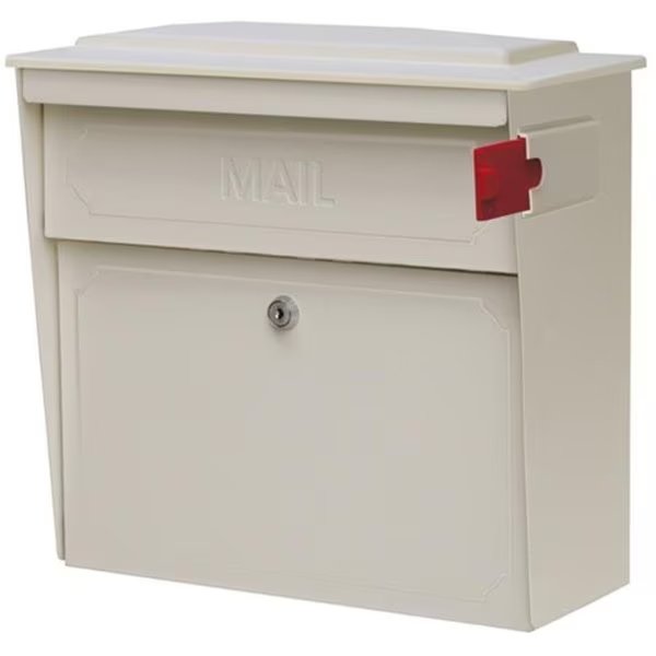 Mail Boss 7173 Townhouse Wall Mount Locking Mail Boss White, Mail Boss, Mfr#: 7173