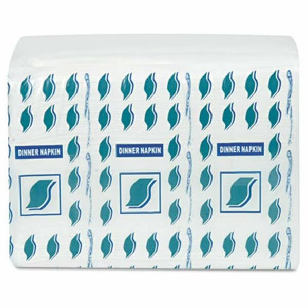GEN 2-Ply Dinner Napkins, White, United General Supply Co, Mfr#: 15X17DIN